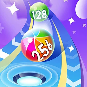 2048 Run Gorgeous Balls - free online Action game at Isnfwin