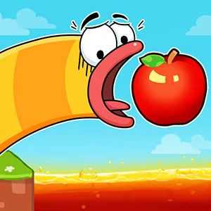 Apple Worm - free online Puzzle game at Isnfwin